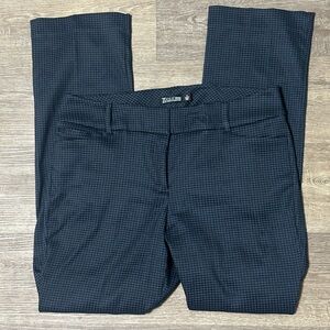 New York & Company 7th Ave. blue/black tweed straight leg dress pant size 14